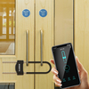 BOZZYS U3 En forme de U dempreintes digitales Verrouiller Smart Bluetooth App Control Verrouillage de porte en verr