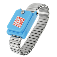 Bracelet anti-statique réglable sans fil sans fil Electrostatique,  câble de décharge ESD,  poignet Bande Braguette à main