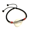 Bracelet de cheville unisexe vintage chanceux corde rouge collier de breloque plume ethnique pour les femmes