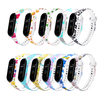 Bracelet de montre à motif de couleur Bande pour bracelet Xiaomi Miband 3 Mibnad 4 Non original