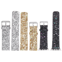 Bracelet de montre en cuir Bande de Bling de remplacement pour la montre de traqueur dactivité de Fitbit Blaze