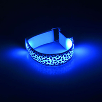 Bracelet de sangle de léopard LED Lampe de lumière réfléchissante Shine Flash Lumières de brassard lumineux