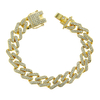 Bracelet exagéré Cuba avec strass colorés