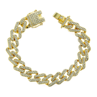 Bracelet exagéré Cuba avec strass colorés