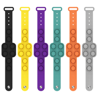 Bracelet porte-clés presse Puzzle décompression doigt bulle musique Silicone décompression jouets bureau éducatif Fidget