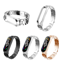 Bracelet de remplacement en acier inoxydable montre intelligente Bande pour Xiaomi Mi Bande 7
