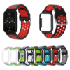 Bracelet de remplacement en Silicone stomatique bicolore montre intelligente Bande housse de montre pour Xiaomi Mi Bande