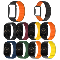 Bracelet de remplacement magnétique en Silicone montre intelligente Bande housse de montre pour Xiaomi Mi Bande 7 Pro