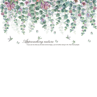 Branche darbre feuilles autocollant mural amovible PVC grand autocollant mural décor à la maison Art