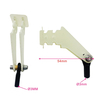Bras oscillant de gouvernail de direction 2pcs avec rotule réglable Nylon pour avion RC à voilure fixe