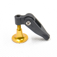 Bras oscillant de gouvernail de direction en aluminium avec roulement ajustable pour avion RC