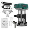 Bravobro 1580W tondeuse électrique sans fil sans balais travail du bois gravure rainurage coupe sculpture routeur