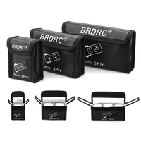 BRDRC Batterie Sac de rangement de sécurité antidéflagrant Batterie pour drone DJI Mini 3 Pro