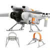 BRDRC Extended Heighten Landing Gear Skid Support with Propeller Stabilizer Blade Holder Fixator Props Strap Protector f