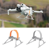 BRDRC Extended Heighten Landing Gear Skid Support with Propeller Stabilizer Blade Holder Fixator Props Strap Protector f