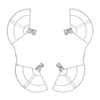 BRDRC Quick Release Anti-Collision Propeller Props Guard Protection Cover for DJI Mini 4 PRO RC Drone Quadcopter