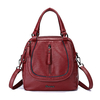 Brenice Femmes Multifonction Soft Sac À Main Vintage Bohème Épaule Bandoulière Sac À Dos