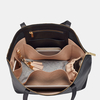 Brenice femmes PU porte-clés en cuir multi-poches grande capacité sac pour ordinateur portable porte-documents sac à mai