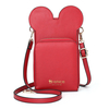 Brenice Women Cute Animal Phone Bag Sac à bandoulière solide