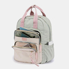 Brenice Women Nylon Sac multifonction étanche Sac à dos patchwork décontracté