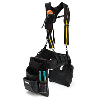 Bretelle réglable de ceinture de sac à outils de travail résistant avec la poche de téléphone portable 3 boucles