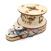 Bricolage 3D en bois à commande vocale expériences de carrousel Kit scientifique Puzzle tige jouets détection apprentiss