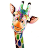 Bricolage 5D diamant peinture Animal girafe diamant broderie point de croix complet rond perceuse cadeau de noël décorat
