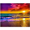Bricolage 5D diamant peinture lever du soleil paysage peinture broderie point de croix complet rond perceuse noël cadeau