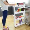 Bricolage amovible créatif salle de bain cuisine étagères de rangement étagère à crevasse ménage support de support cham