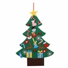 Bricolage arbre de noël arbre artificiel tenture murale ornements noël décor à la maison cadeaux de noël pour enfants jo