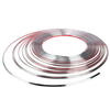 Bricolage argent 15M 6mm voiture Auto Chrome moulage bande de garniture pour fenêtre pare-chocs Grille