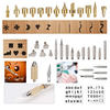 Bricolage artisanat fer à souder tête brûlant outils de soudage Kit de pyrographie en bois
