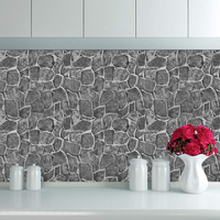 Bricolage auto-adhésif 3D brique Stickers muraux salon décor mousse étanche papier peint pour TV fond enfants chambre