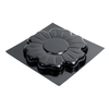 Bricolage ciment pavage moule carrelage sol chaussée moule ciment brique moule 40.5x40.5 cm noir