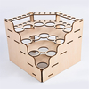 Bricolage en bois huile essentielle Pigment peinture Pigment bouteille rack outils organisateur tasse support de stockag