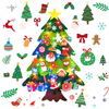 Bricolage feutre arbre de noël noël à la main Puzzle décorations maison bureau ornement cadeaux créatifs pour les enfant