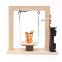 Bricolage électromagnétique Swing Handmade Invention Expérimenter Bois Science Jouets éducatifs pour enfants