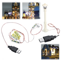 Bricolage LED Kit déclairage léger uniquement pour LEGO 10190 modèle de blocs de construction de magasin de pêche