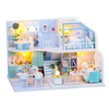 Bricolage maison de poupée à la main créative grenier maison 3d bâtiment assemblage modèle assemblage jouet cadeau d&39