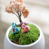 Bricolage miniature cerf mignon ornements décor de jardin de plantes en pot