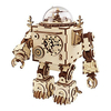Bricolage modèle 3D Puzzle boîte à musique en bois artisanat Kit Robot Machinarium jouets avec lumière meilleur cadeau f