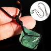 Bricolage Naturel Fluorite Octaèdre Pendentif Cristal Brut Spécimen Collier Guérison Décorations