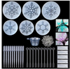 Bricolage nourriture bijoux moule à la main cristal colle faisant ensemble résine Silicone moule Kit