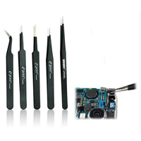 Bricolage outils pinces brucelles entretien jakemy jm - t7-14 inox électroniques extrémité pointue