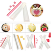 Bricolage silicone fait main savon moule mousse gâteau gâteau amour / diamant / lune / prune
