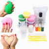 Bricolage Slime Kit Snow Mud Clay Plasticine Styrofoam Beads Balls White Floam Toy Gift