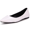 Brillant couleur pure bout pointu chaussures décontractées
