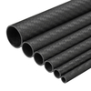 Brillant de tube de tube de fibre de carbone de diamètre 8mm de mur 1mm 3K enveloppé pour le modèle dair RC