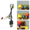 Brique autobloquante en plastique bricolage LED Kit déclairage pour brique FunCreator Building DIY House
