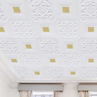 Briques décoratives auto-adhésives de plafond de mur stéréo de 10PCS 3D